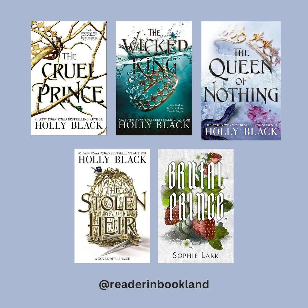 Folk of the Air trilogy + Stolen Heir + Brutal Prince (5 books set)