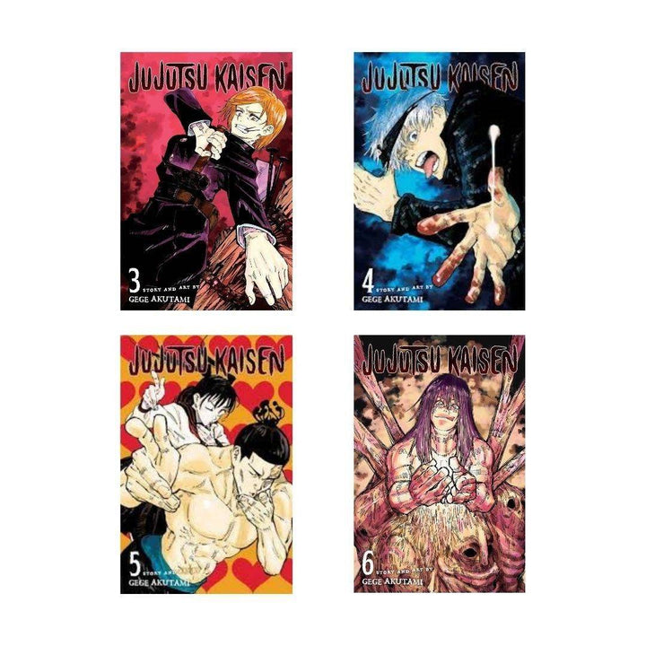 Jujutsu Kaisen Vol. 3 + 4 + 5 + 6