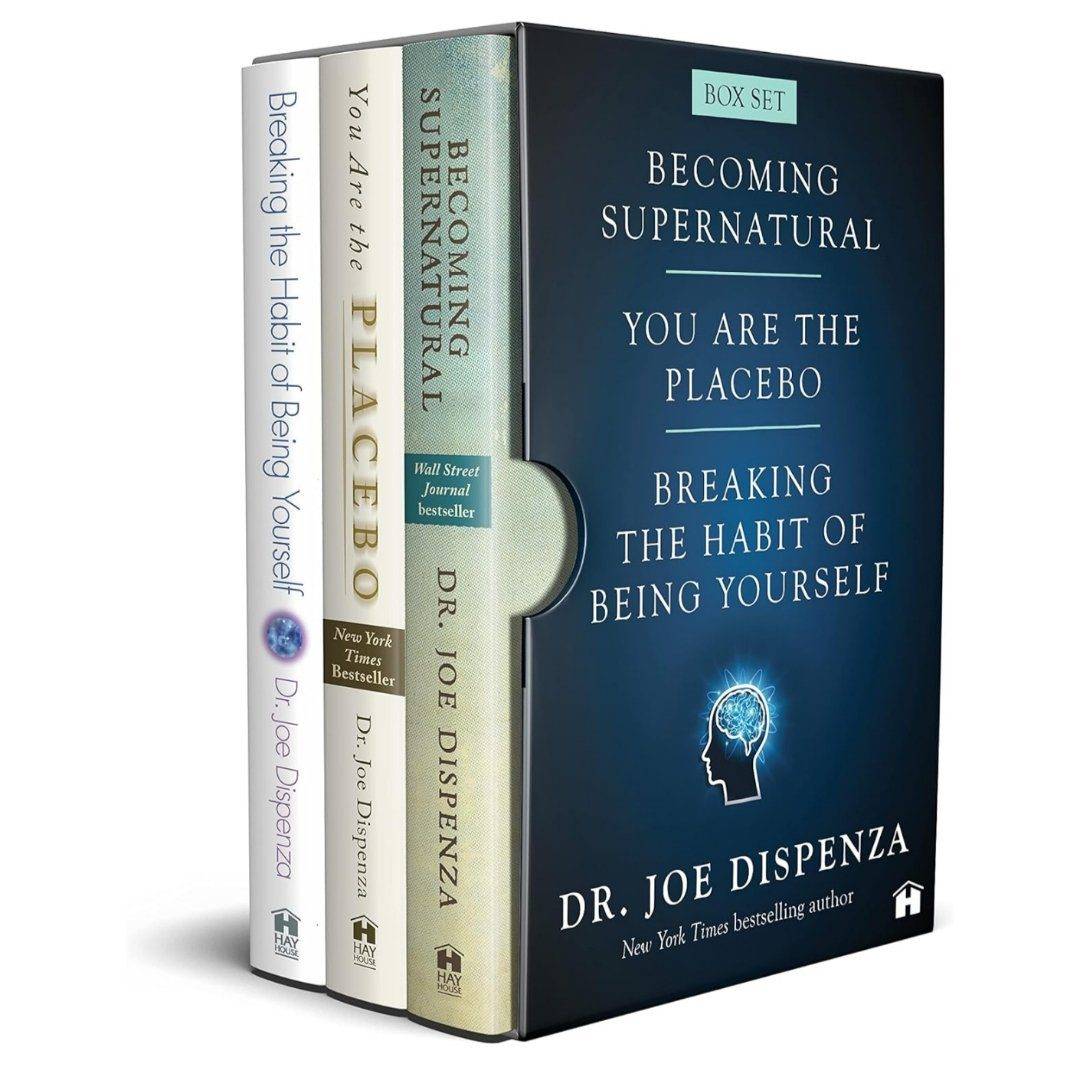 Dr. Joe Dispenza Box Set - 3 Books combo (Becoming supernatural + Placebo + Breaking the habit of being yourself)