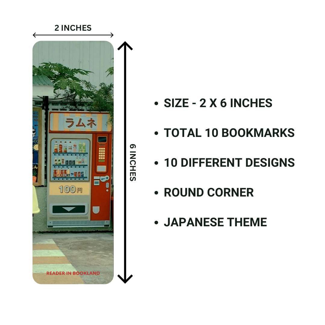 Japanese theme Bookmarks - 10 Different Designs