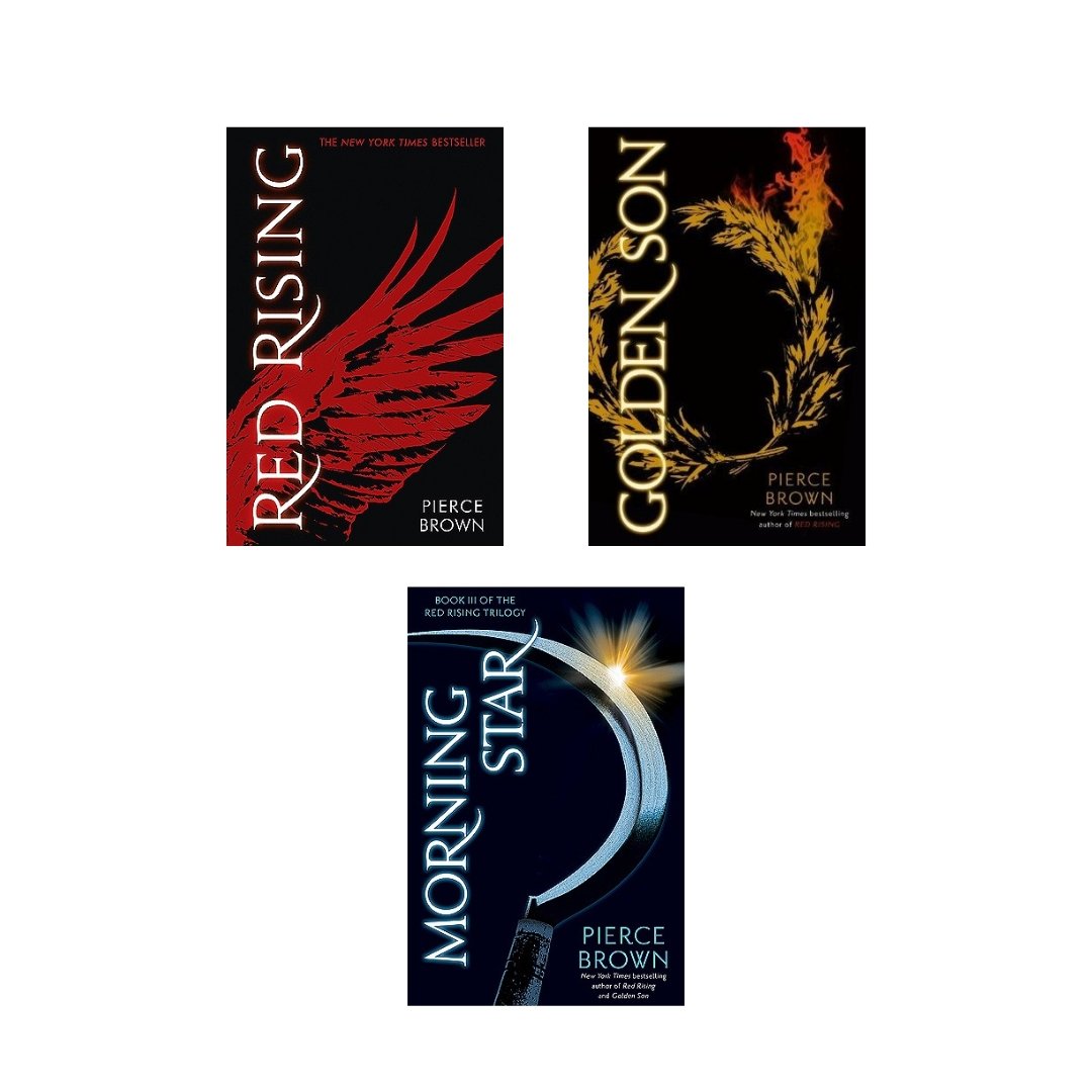 Red Rising How Many Books Red Rising Trilogy by Pierce Brown (Red Rising + Golden Son + Morning ...