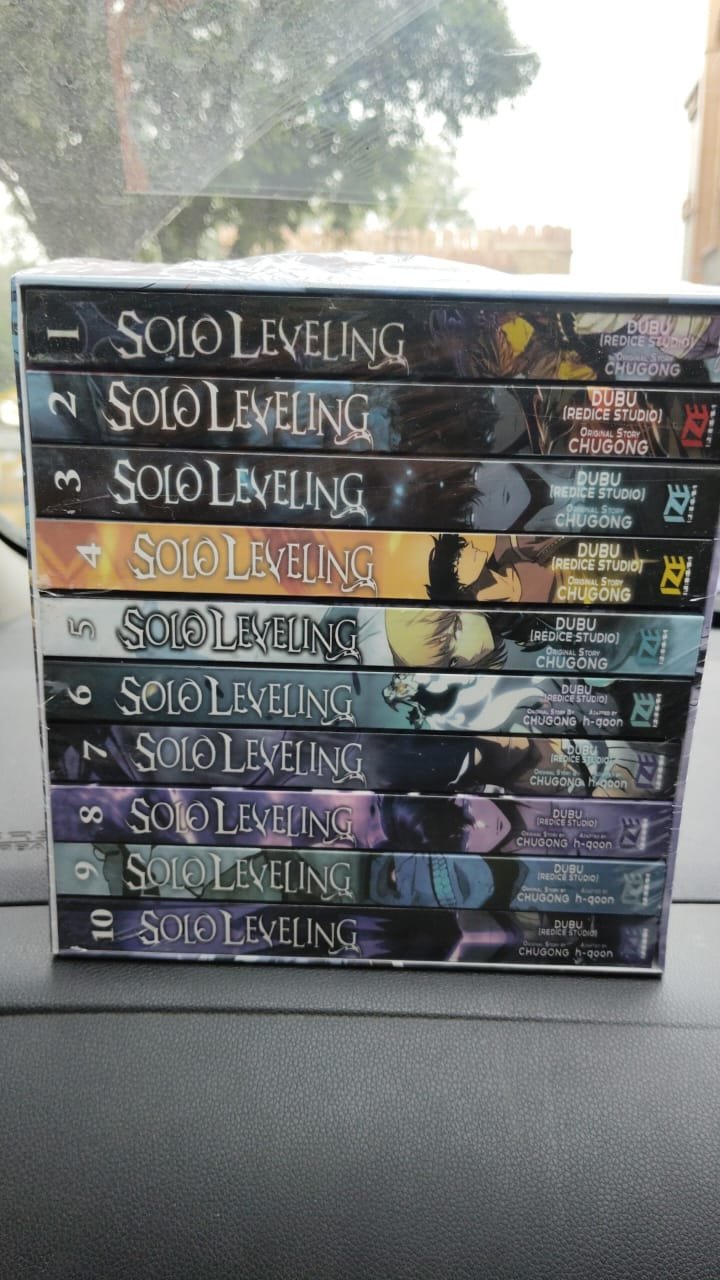 Solo Leveling Manga Box Set (Volumes 1–10) by Chugong &amp; DUBU (REDICE Studio