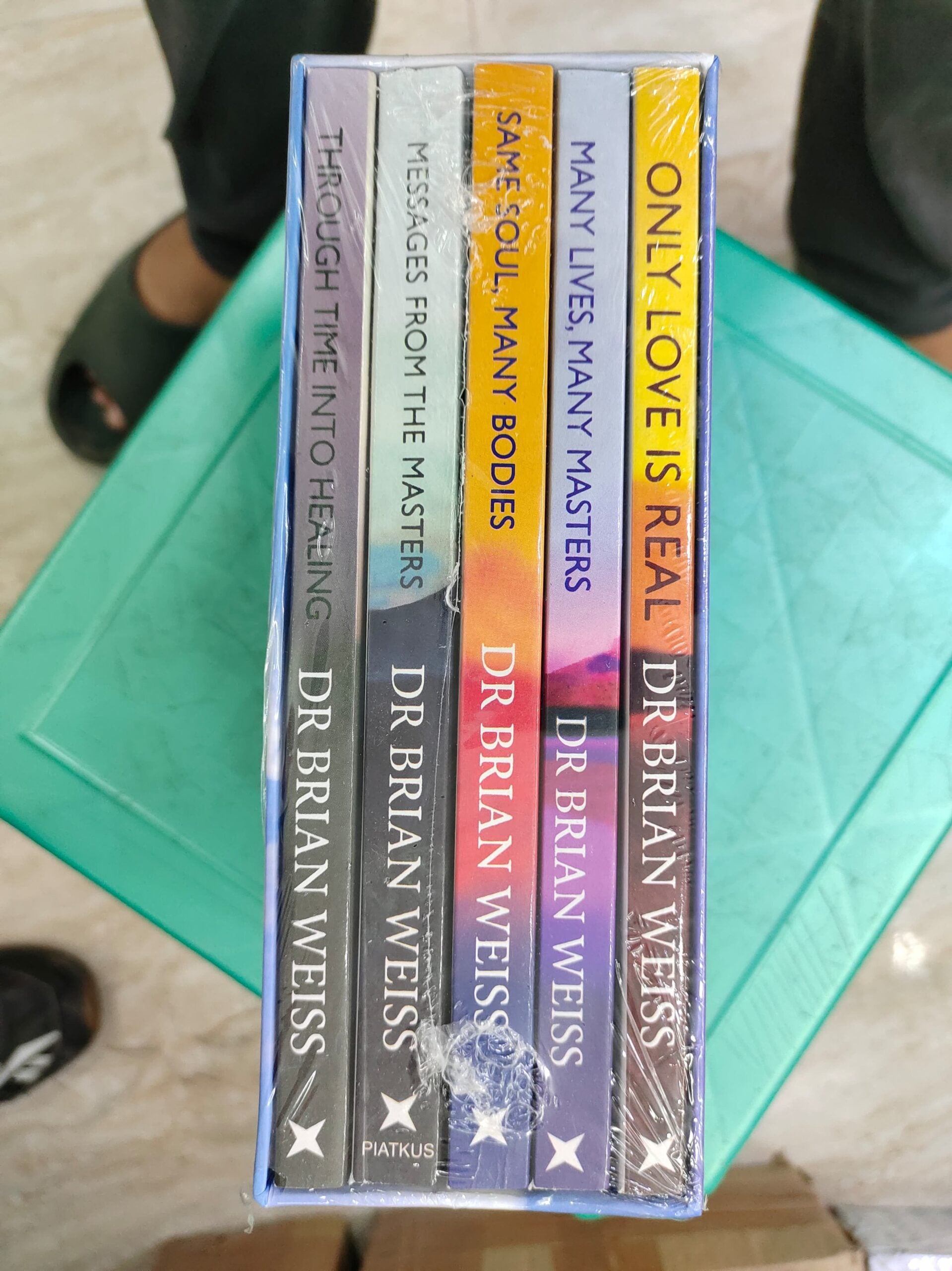 Dr. Brian Weiss 5 Books Set – Many Lives Many Masters, Only Love Is Real, Same Soul Many Bodies, Through Time Into Healing, Messages from the Masters