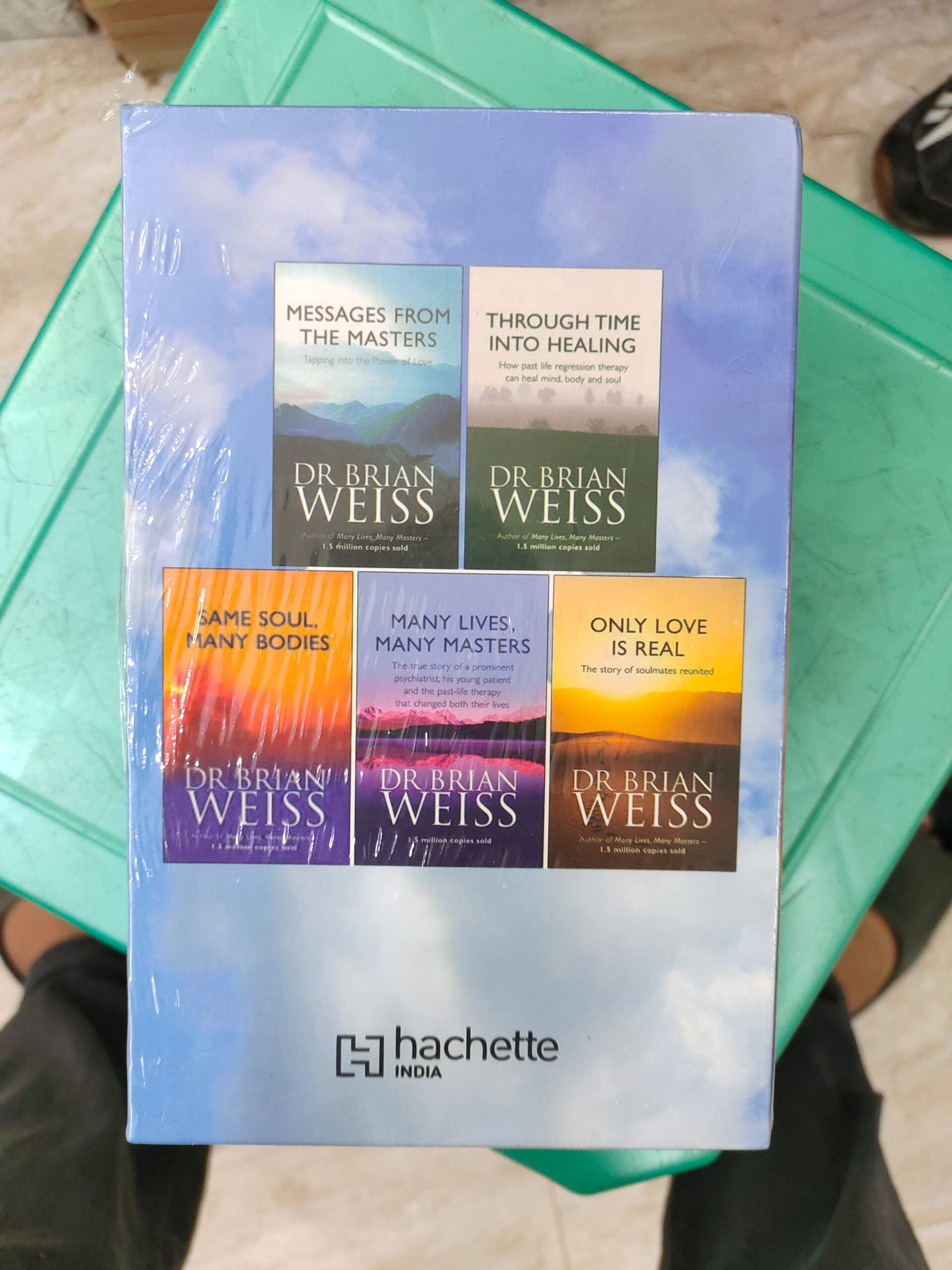 Dr. Brian Weiss 5 Books Set – Many Lives Many Masters, Only Love Is Real, Same Soul Many Bodies, Through Time Into Healing, Messages from the Masters
