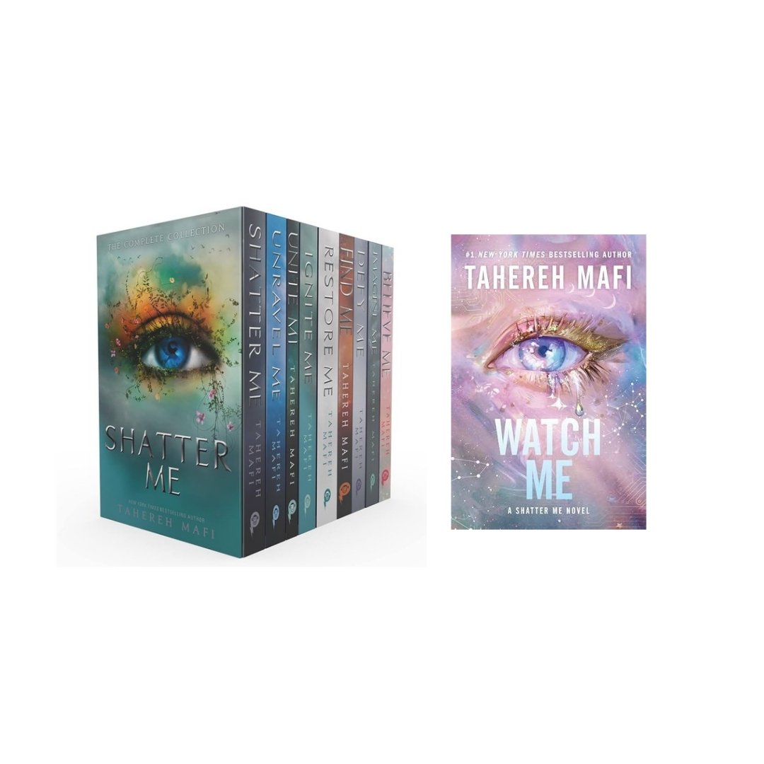 Shatter me box set + Watch me by Taherah Mafi (10 Books Combo)
