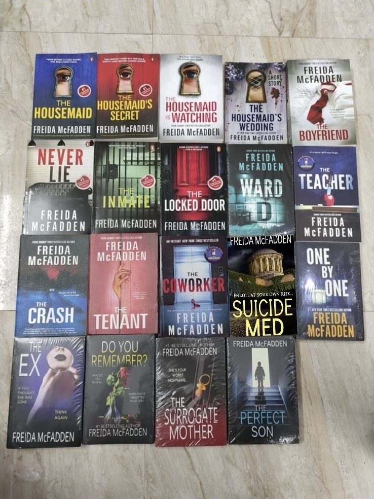 Freida McFadden Book Set (19 Books Collection) – Complete Thriller Combo