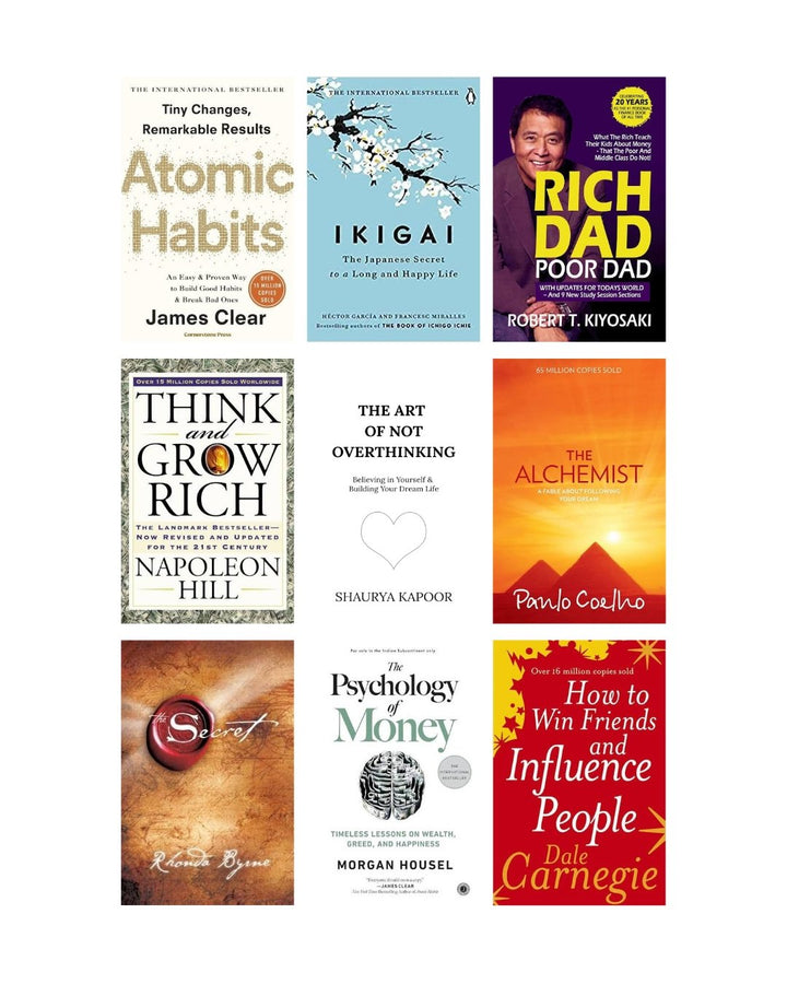 Self-Help &amp; Success Books Combo (9 Books Set) | Paperback