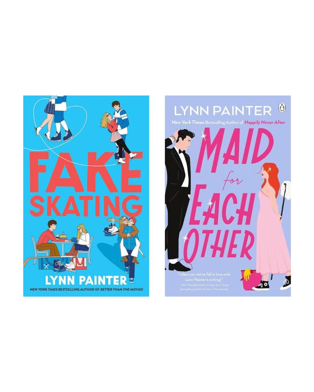 Lynn Painter Book Combo (Fake Skating &amp; Maid for Each Other) | Cash on Delivery | Free Bookmarks