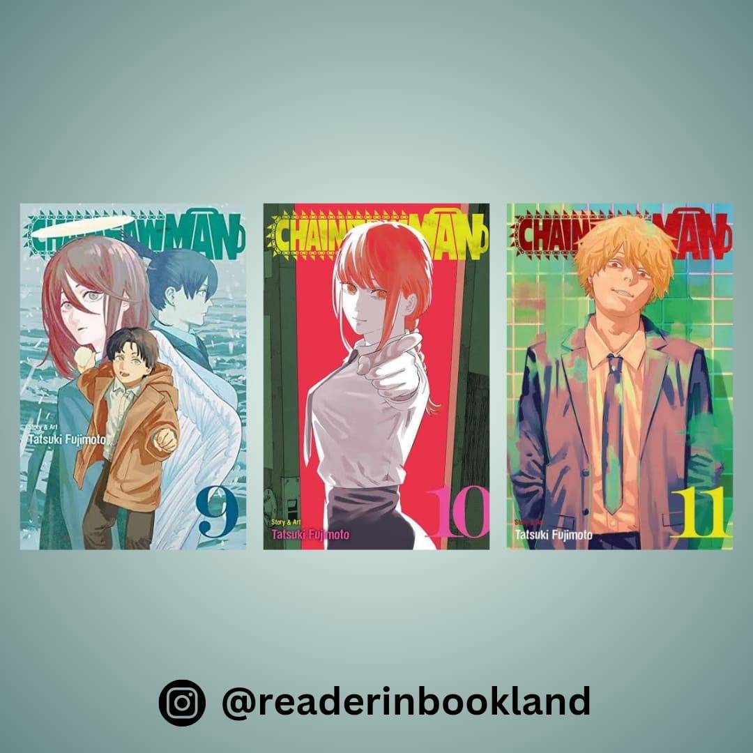 Chainsaw Man, Vol. 9, 10 & 11 Manga by Tatsuki Fujimoto