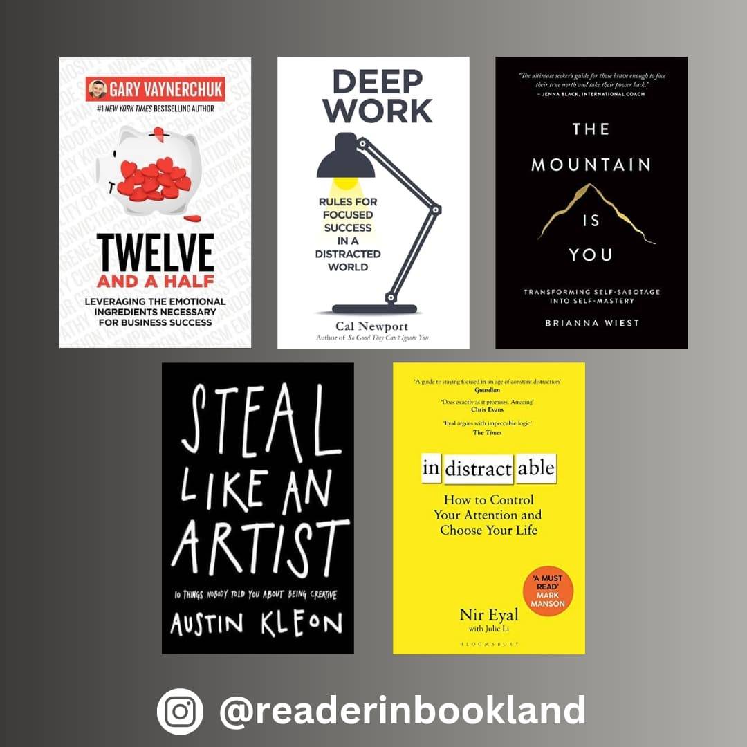 5 Self help books combo (Multiple Authors, English, Paperback)