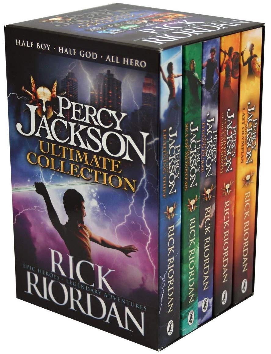 Percy Jackson & Heroes of Olympus Complete Box Set Collection by Rick Riordan – 10 Books Pack