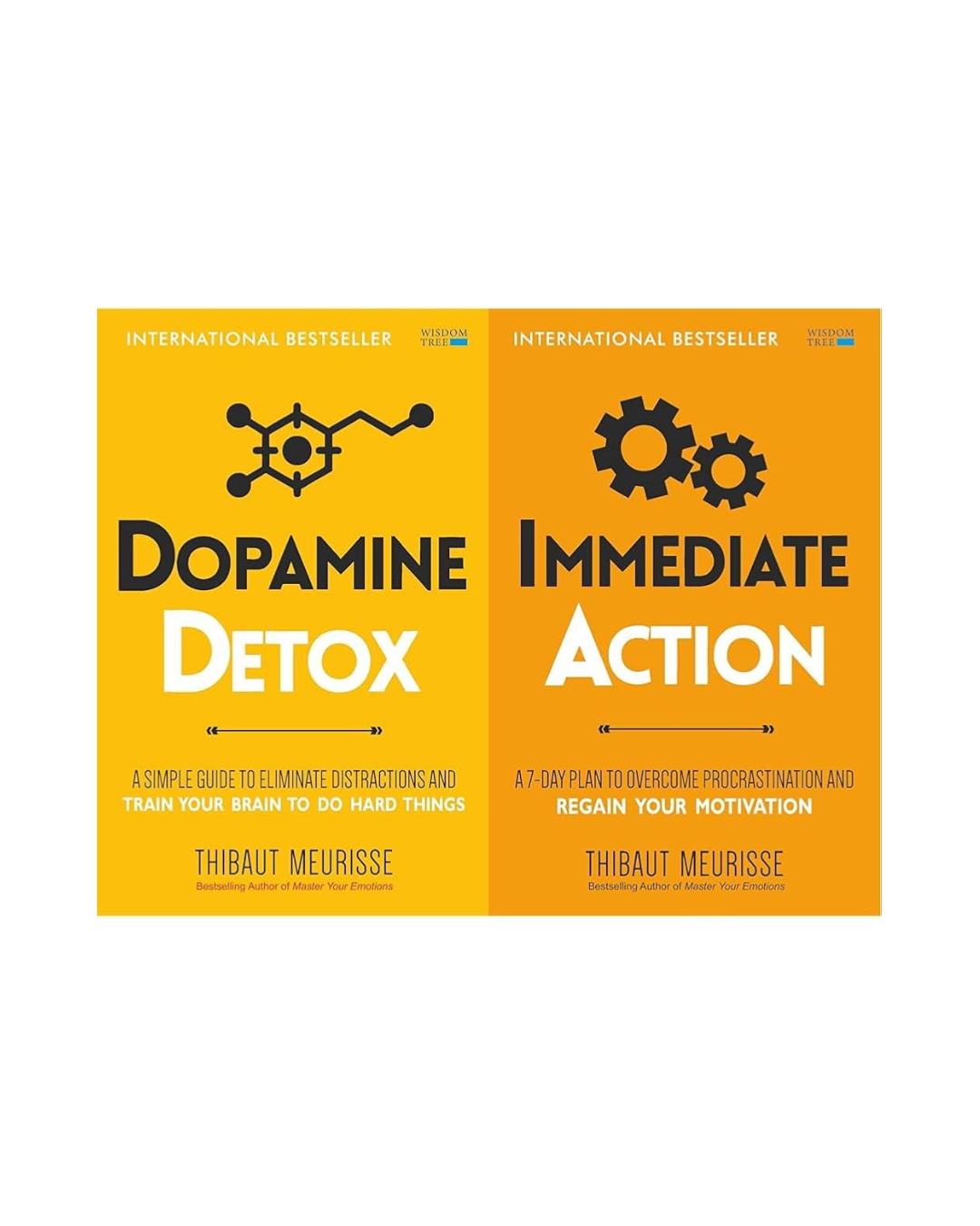 Dopamine Detox + Immediate Action – Thibaut Meurisse | 2-Book Combo