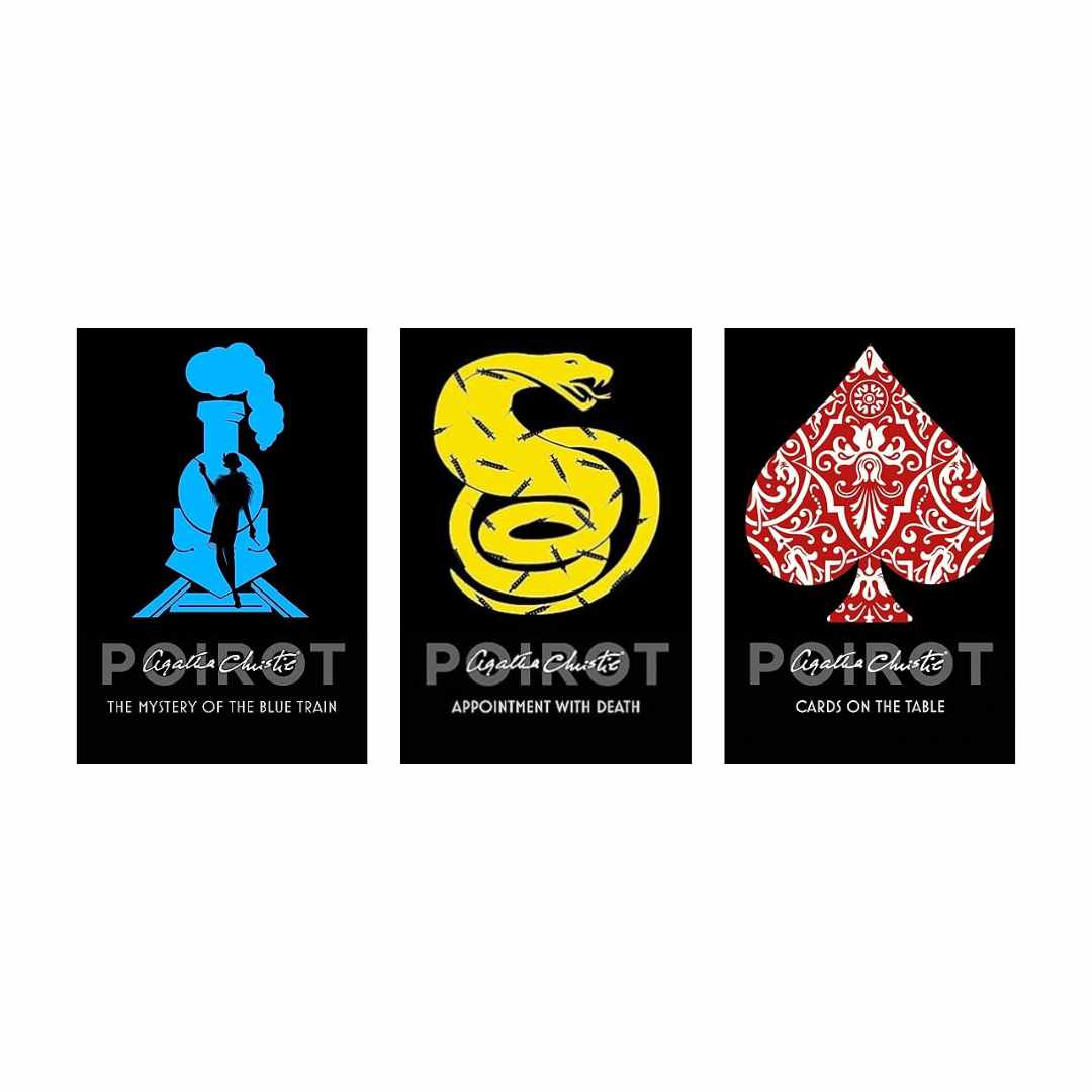 Agatha Christie 3 books combo (The Mystery of the Blue Train+Appointment with Death+Cards on the Table)