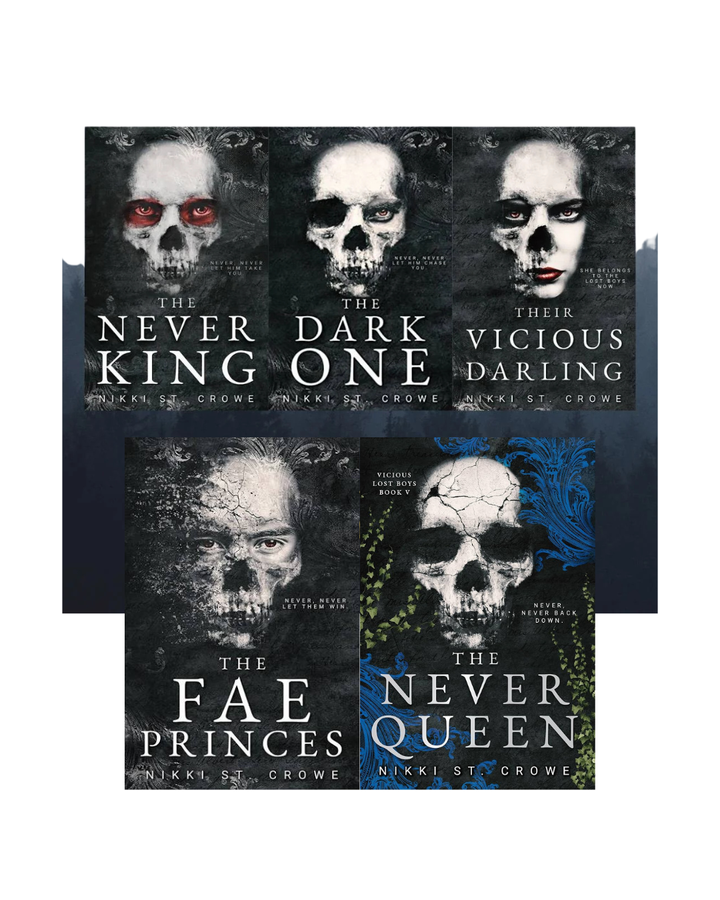 Vicious Lost Boys Complete 5-Book Series Set by Nikki St. Crowe (Paperback Collection)