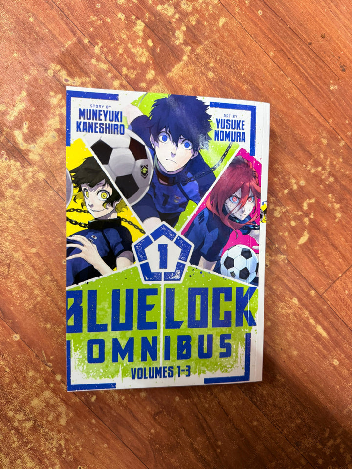 Blue Lock Omnibus Vol 1–3 by Muneyuki Kaneshiro | Manga Paperback