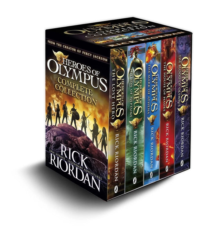 Rick Riordan Complete Collection – Percy Jackson, Heroes of Olympus & Trials of Apollo (15 Books Set)