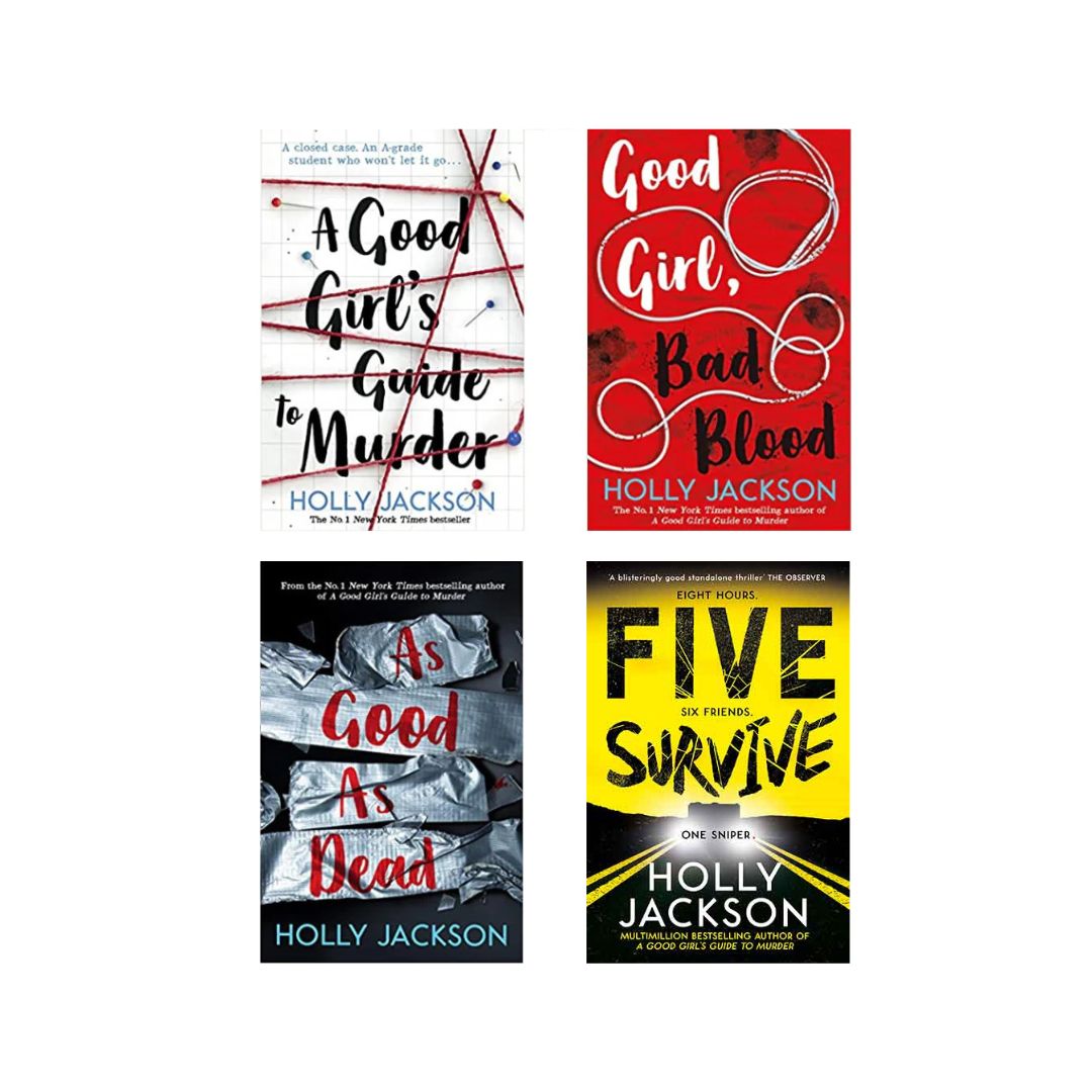 Holly Jackson Ultimate Thriller Collection (A Good Girl’s Guide to Murder Series + Five Survive) – 4 Book Combo