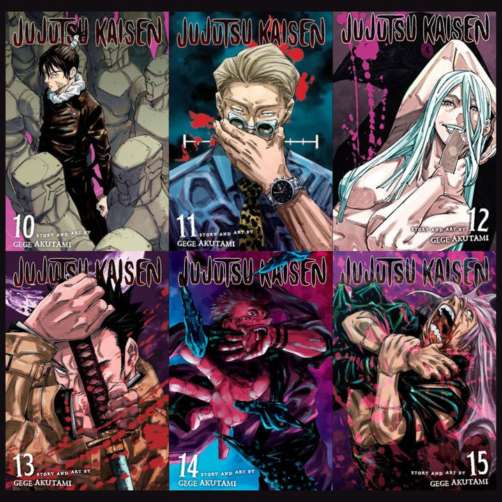 Jujutsu Kaisen Volume 10 to 15 (English, Paperback)