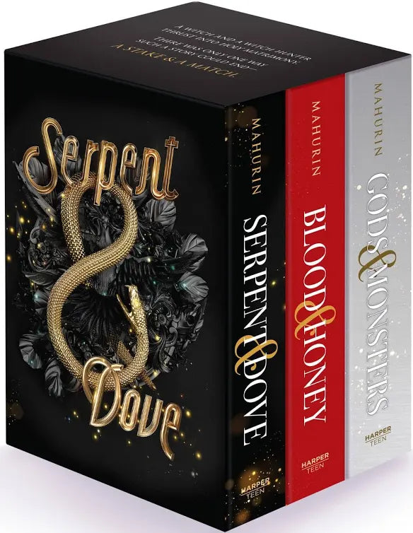 Serpent & Dove Trilogy Box Set by Shelby Mahurin (3 Books Collection: Serpent & Dove, Blood & Honey, Gods & Monsters)