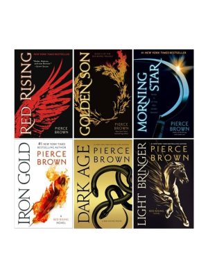 Red Rising Series by Pierce Brown (6 Books Set) – Red Rising, Golden Son, Morning Star, Iron Gold, Dark Age & Light Bringer
