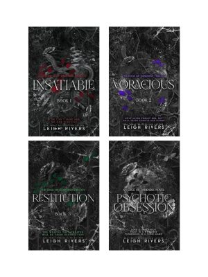 Edge of Darkness Series by Leigh Rivers – 4 Book Set (Insatiable, Voracious, Restitution, Psychotic Obsession) | Paperback Combo